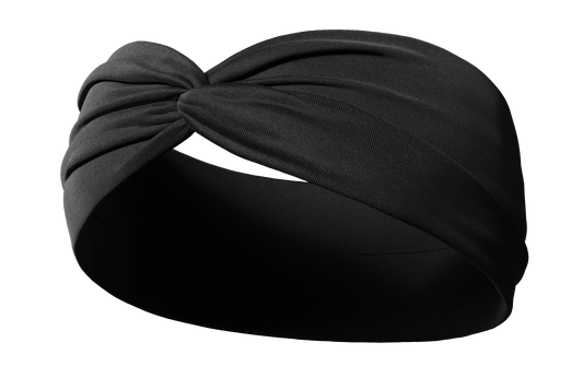 Black knotted Headband