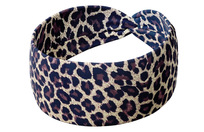 Leopard knotted Headband
