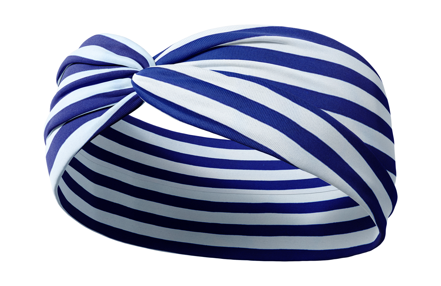 Navy Stripes knotted Headband