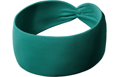 Teal knotted Headband